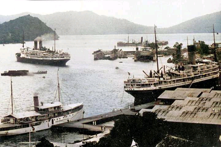 Suasana Pelabuhan Sabang Pada Tempoe Doloe , sekitar Jaman Penjajahan Belanda di Indonesia